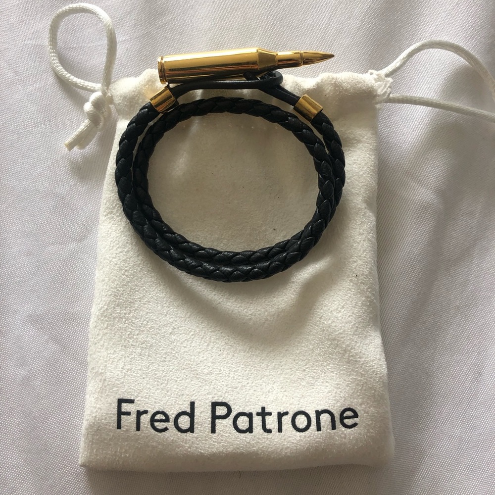 Fed Patrone Leather wrap Bracelet